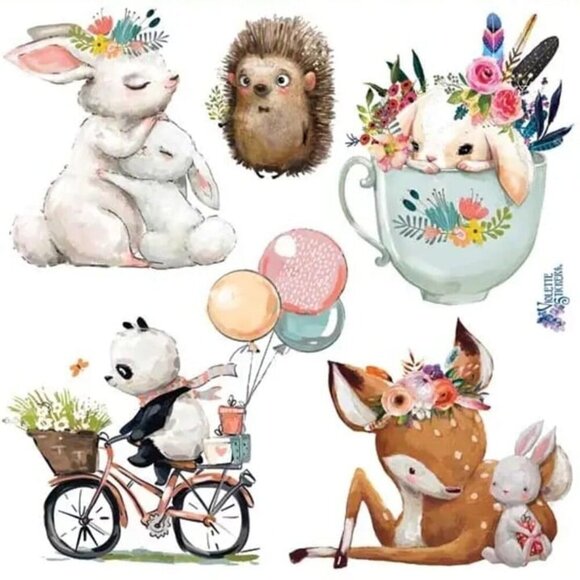 3‎ for $15 - NEW Forever Friends Stickers - 2 Sticker Sheets for Stationary - Picture 1 of 2